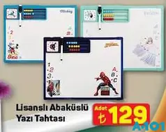 LİSANSLI ABAKÜSLÜ YAZI TAHTASI indirimli fiyat LİSANSLI ABAKÜSLÜ YAZI TAHTASI fiyat ve kampanya bilgisi